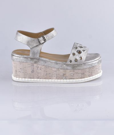 Sandale femme myB silver 81513142 S